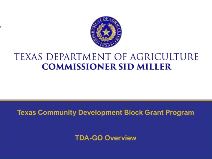 texas community development block grant program n.w
