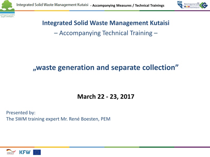 accompanying measures technical trainings n.w