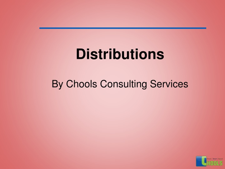 distributions n.w