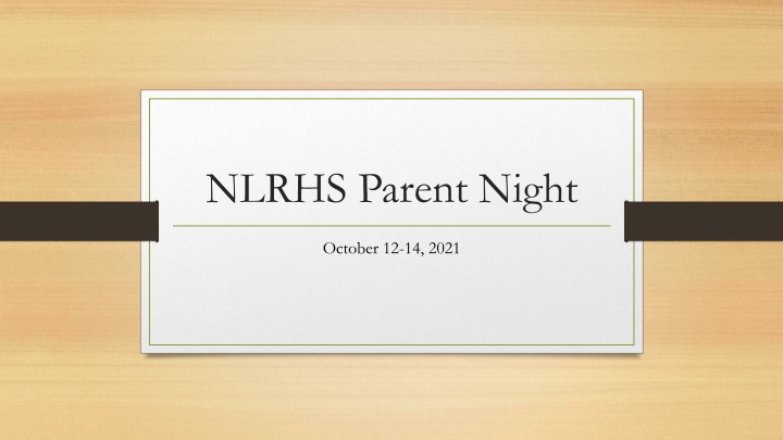 nlrhs parent night n.w