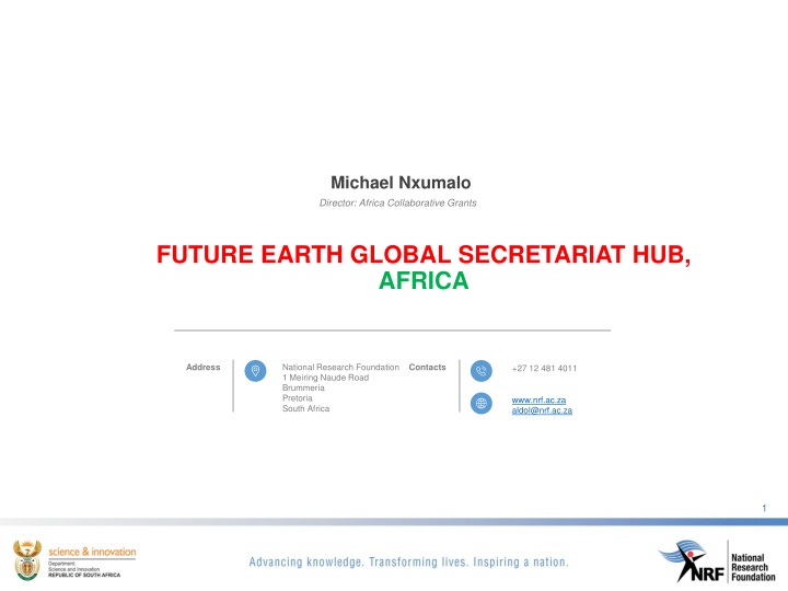 michael nxumalo director africa collaborative n.w