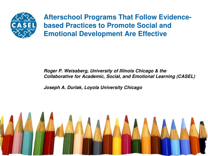 afterschool programs that follow evidence based n.w
