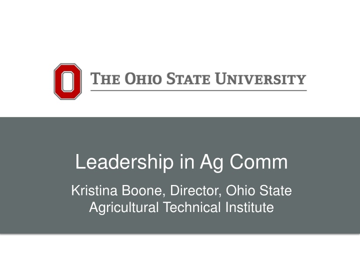 leadership in ag comm n.w