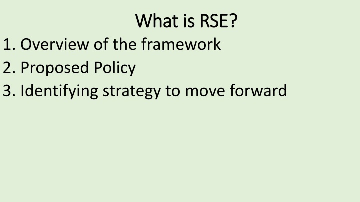 what is rse what is rse n.w