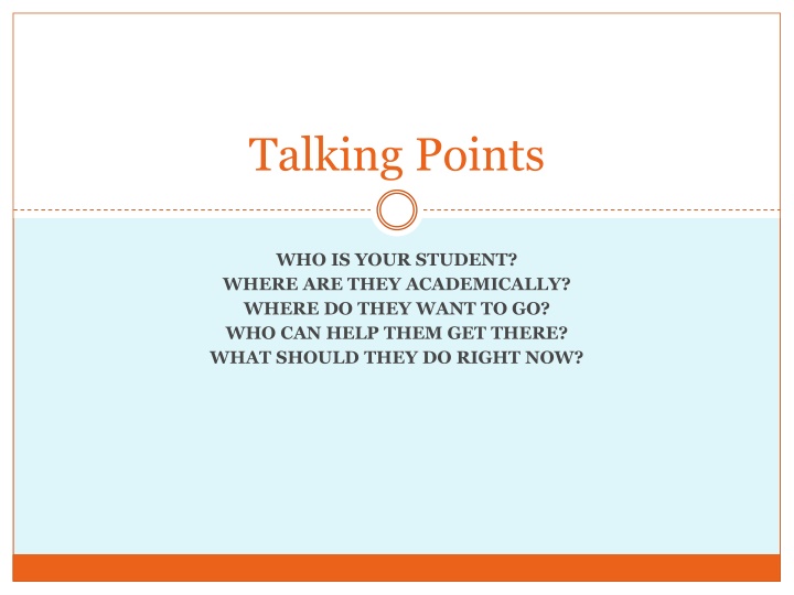 talking points n.w