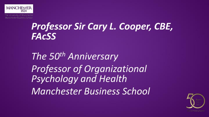 professor sir cary l cooper cbe facss n.w
