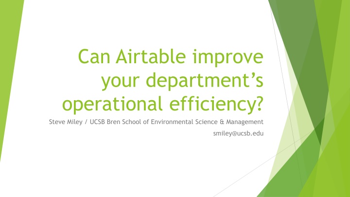 can airtable improve your department n.w