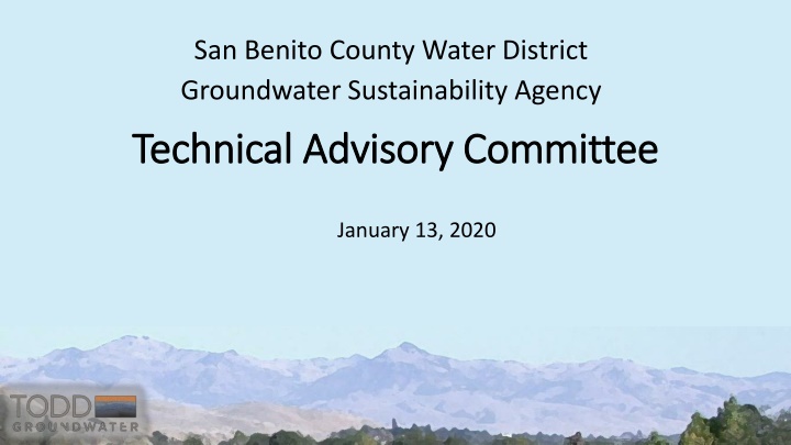 san benito county water district groundwater n.w