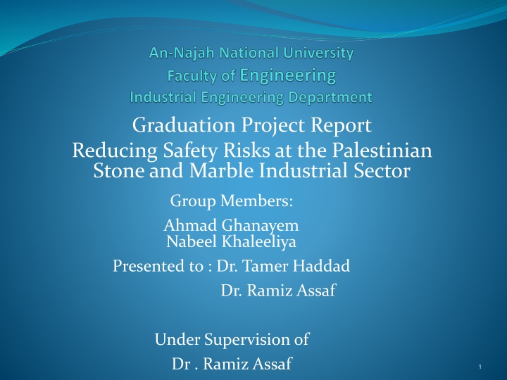 graduation project report reducing safety risks n.w