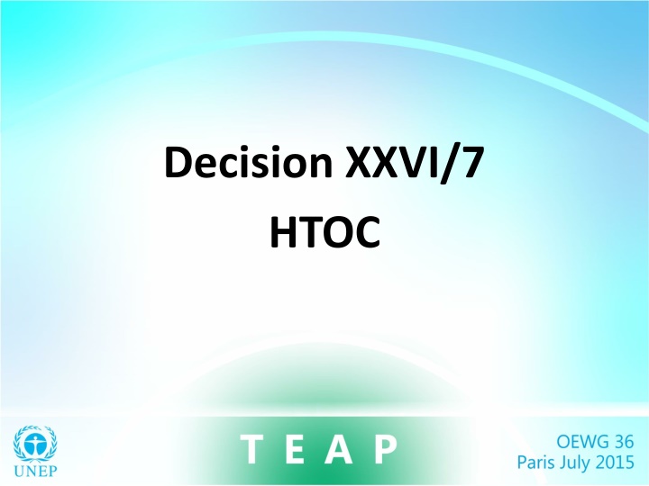 decision xxvi 7 htoc n.w