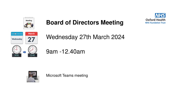 board of directors meeting n.w