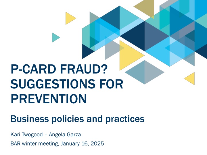p card fraud suggestions for prevention n.w