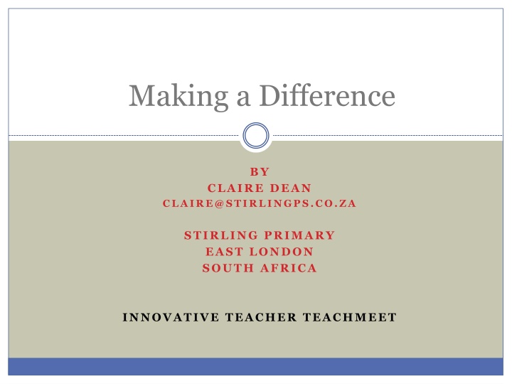 making a difference n.w