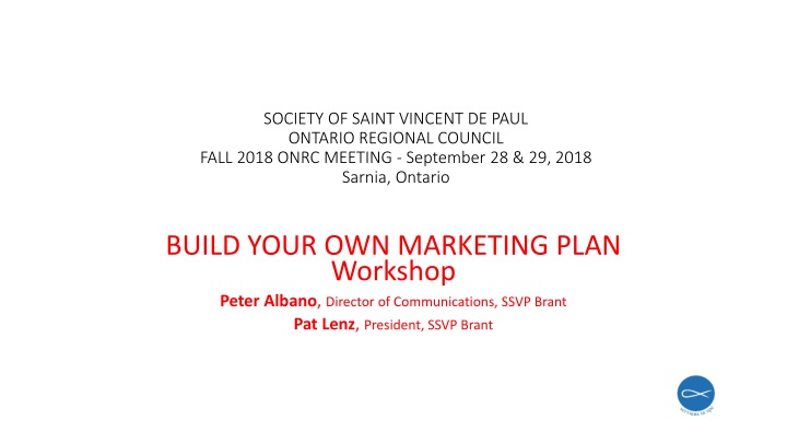 society of saint vincent de paul ontario regional n.w