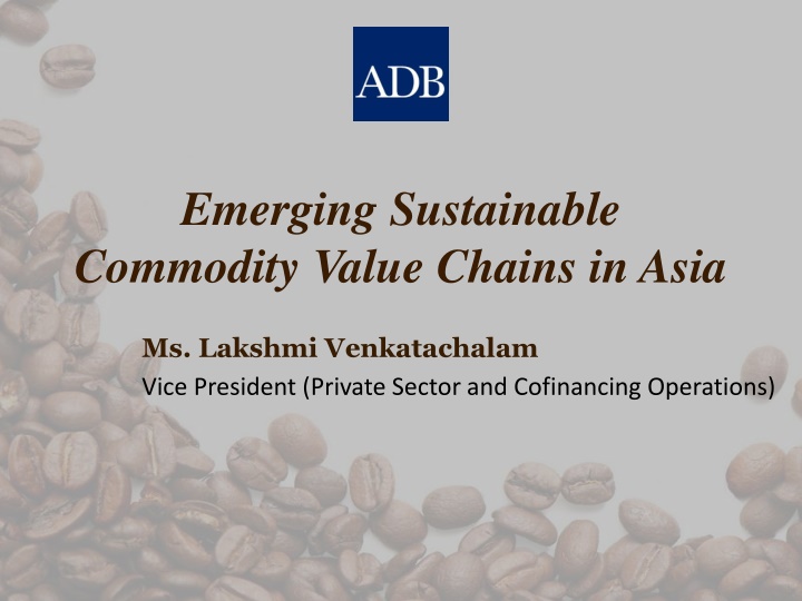 emerging sustainable commodity value chains n.w