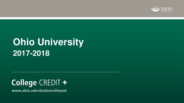 ohio university 2017 2018 n.w