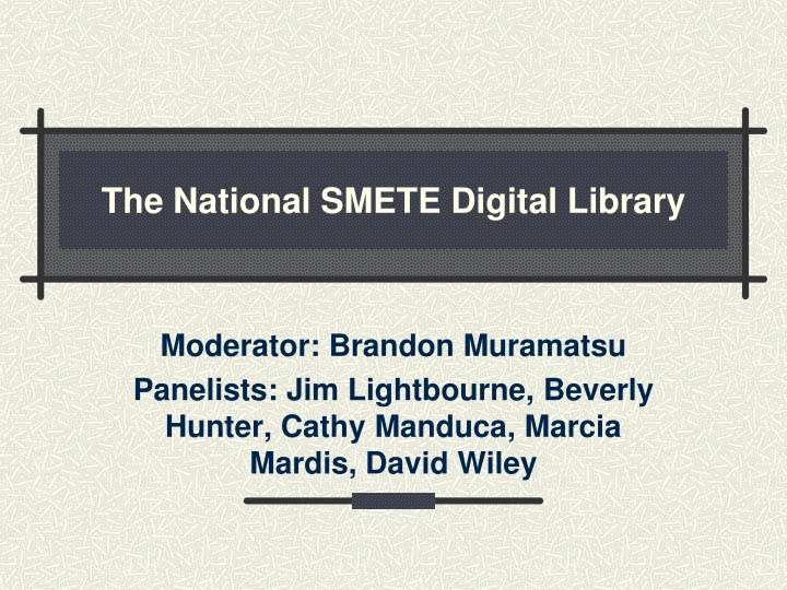 the national smete digital library n.w