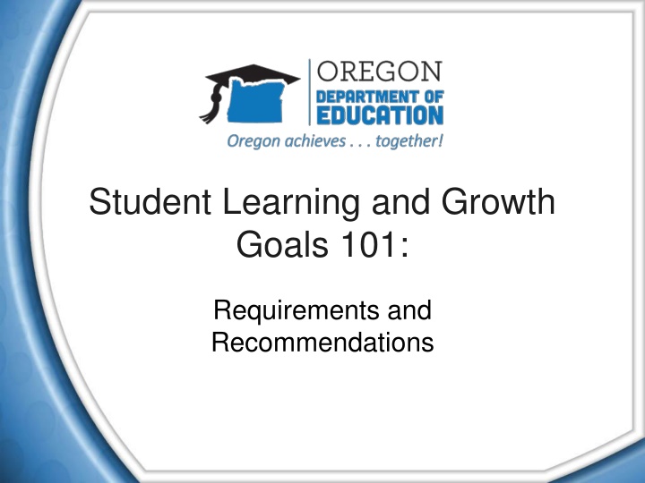 student learning and growth goals 101 n.w