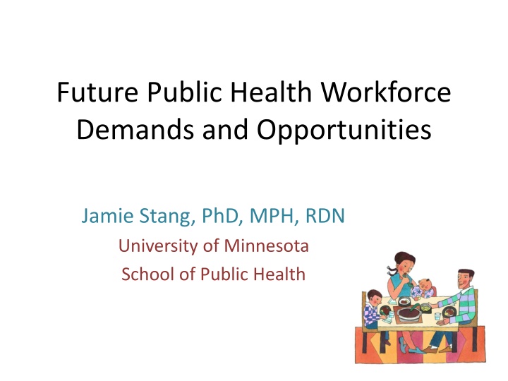 future public health workforce demands n.w