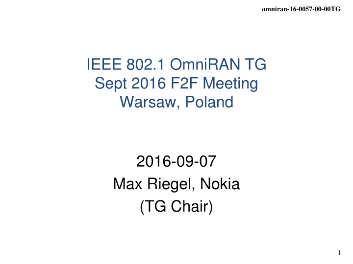 omniran 16 0057 00 00tg n.w