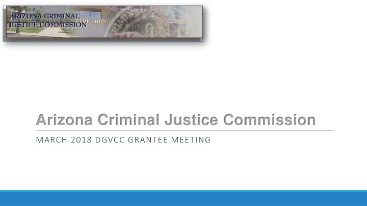 arizona criminal justice commission n.w