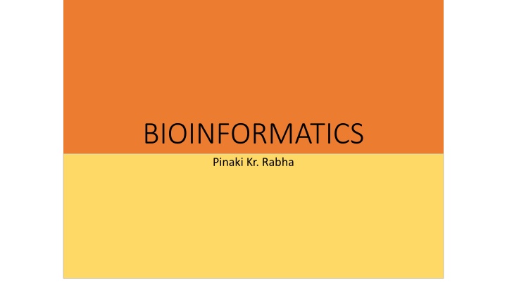 bioinformatics pinaki kr rabha n.w