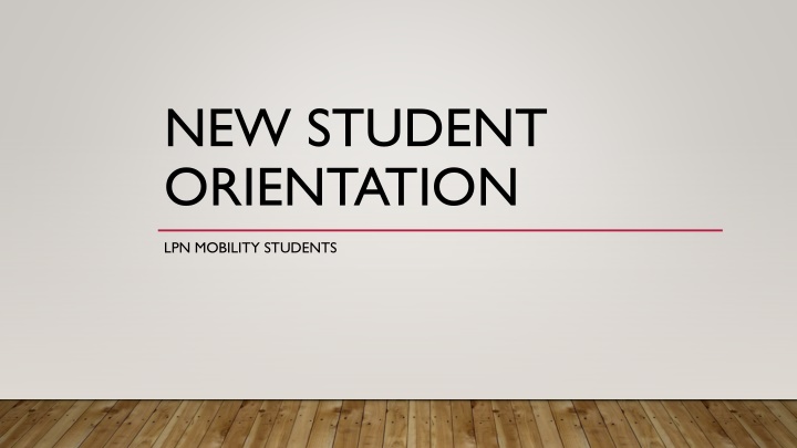 new student orientation n.w