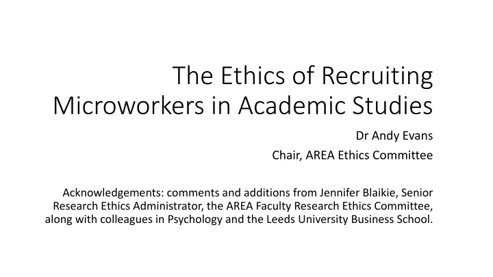 the ethics of recruiting microworkers in academic n.w