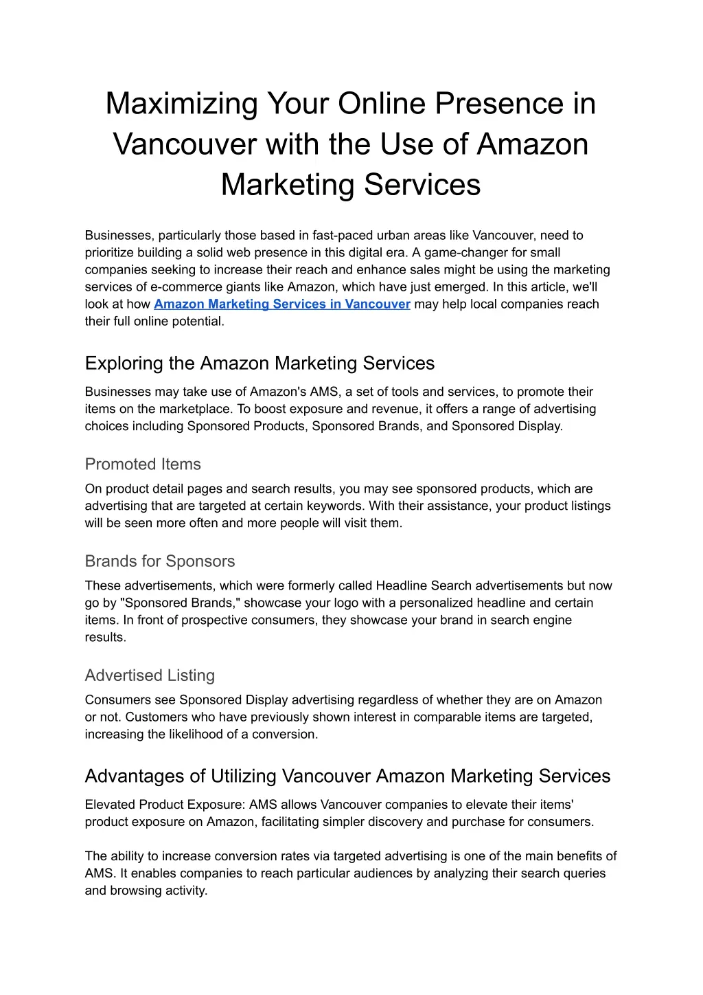 maximizing your online presence in vancouver with n.