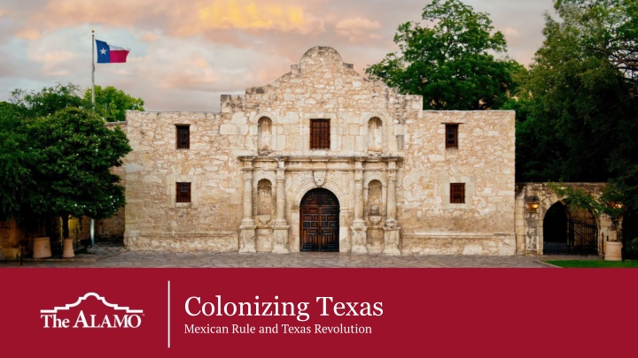 colonizing texas mexican rule and texas revolution n.w