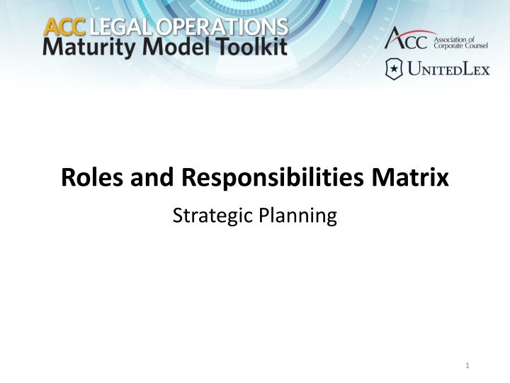 roles and responsibilities matrix n.w