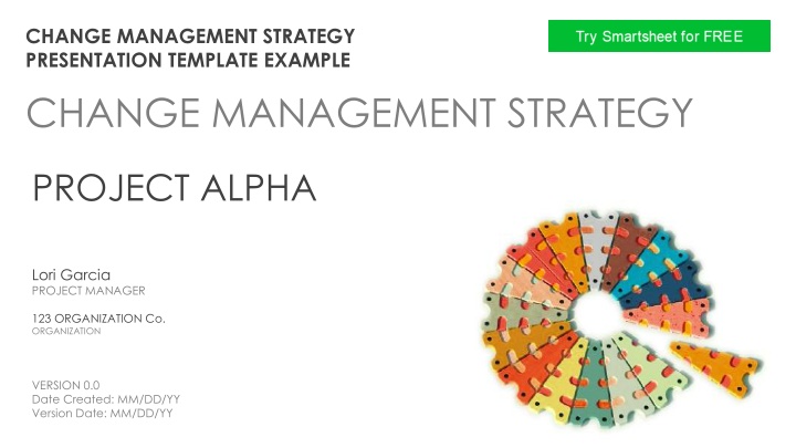 change management strategy presentation template n.w