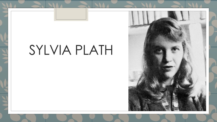sylvia plath n.w