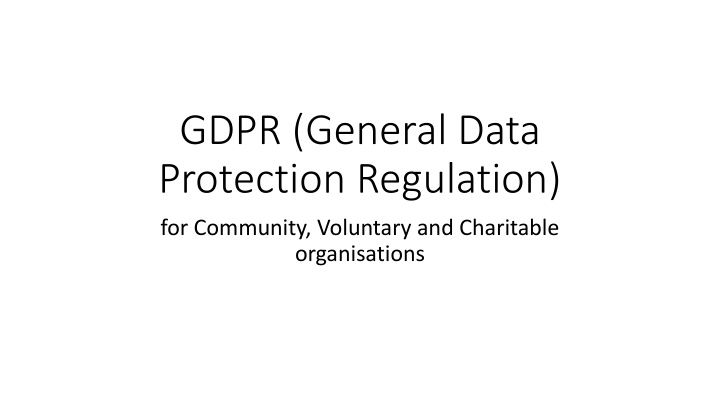 gdpr general data protection regulation n.w