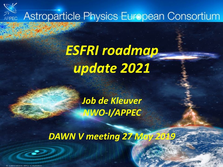 esfri roadmap update 2021 n.w