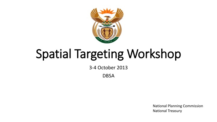 spatial targeting workshop spatial targeting n.w