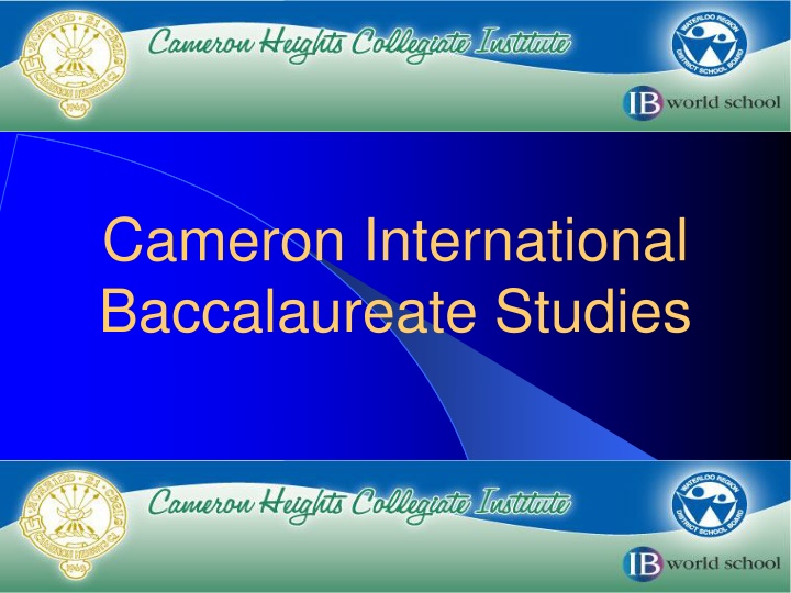 cameron international baccalaureate studies n.w