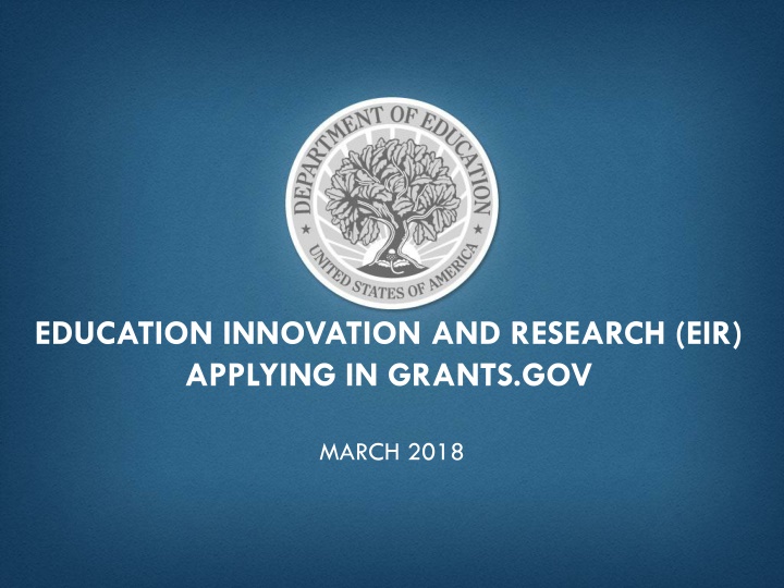 Applying for Education Innovation and Research Grants