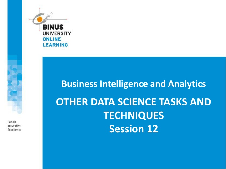 business intelligence and analytics n.w