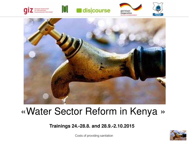 water sector reform in kenya n.w