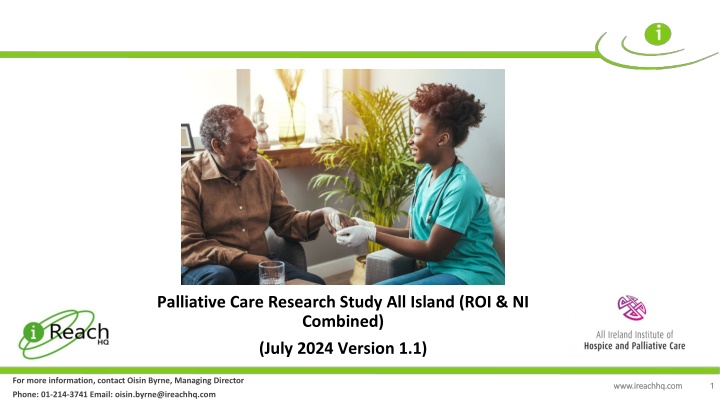 palliative care research study all island n.w