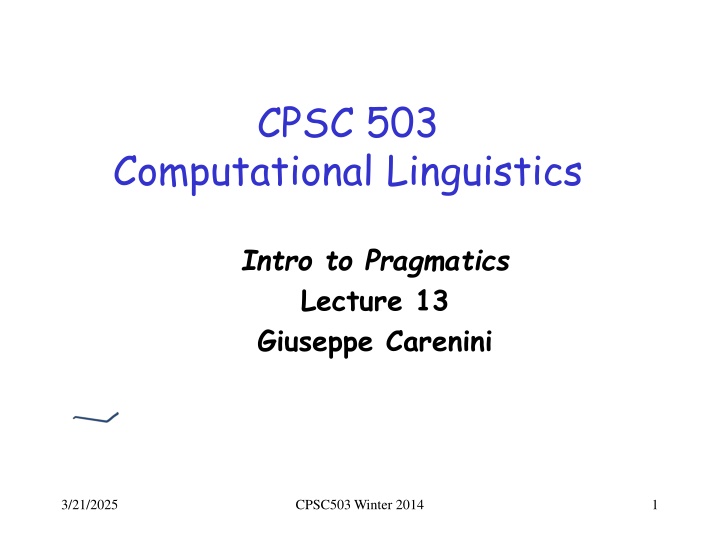 cpsc 503 n.w