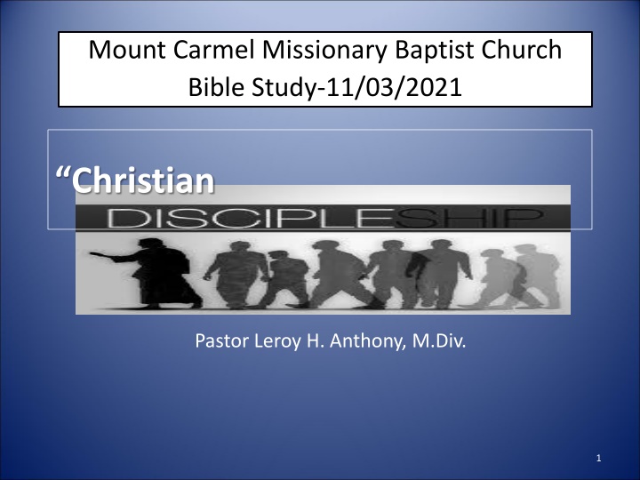 mount carmel missionary baptist church bible n.w
