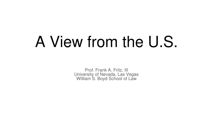 a view from the u s n.w