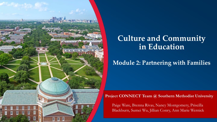 culture and community in education n.w