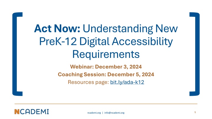 act now understanding new prek 12 digital n.w