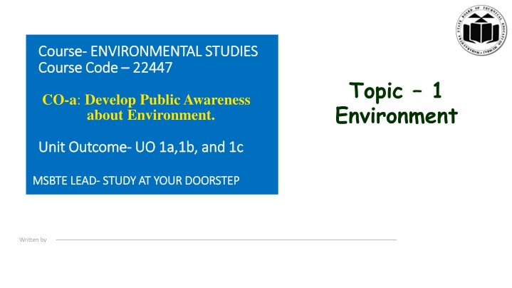 course course environmental studies environmental n.w