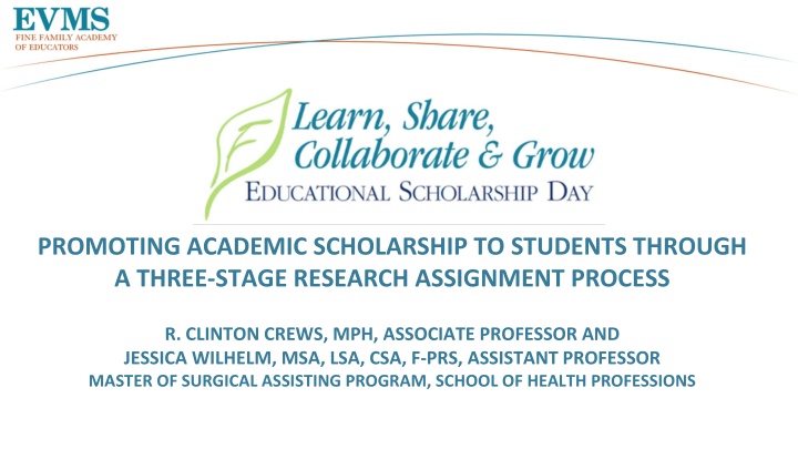 promoting academic scholarship to students n.w