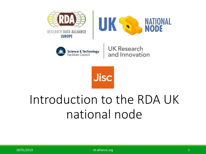 introduction to the rda uk national node n.w
