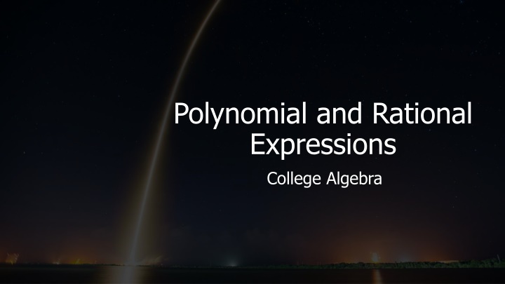 polynomial and rational expressions college n.w